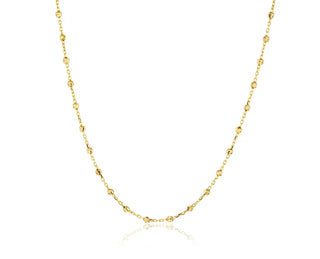 Ball chain necklace (9kt gold)