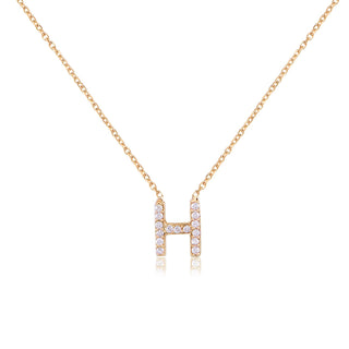 Mini Alphabet diamonte Necklaces