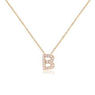 Mini Alphabet diamonte Necklaces