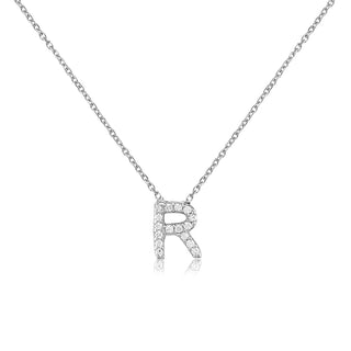 Mini Alphabet diamonte Necklaces