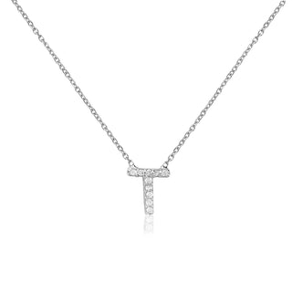 Mini Alphabet diamonte Necklaces