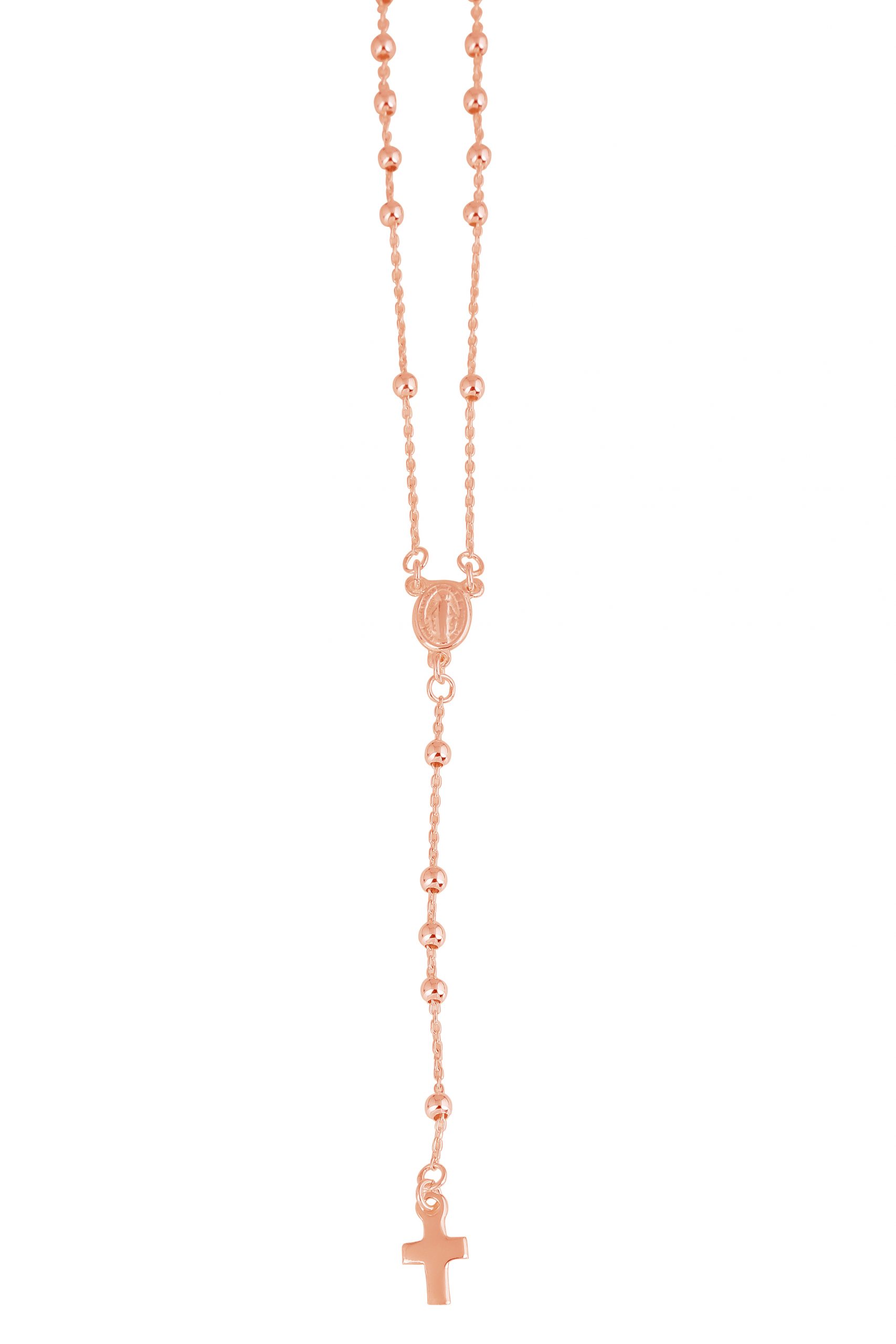 14k Gold Rosary with Three Golds – Wendy Lopez Jewelry