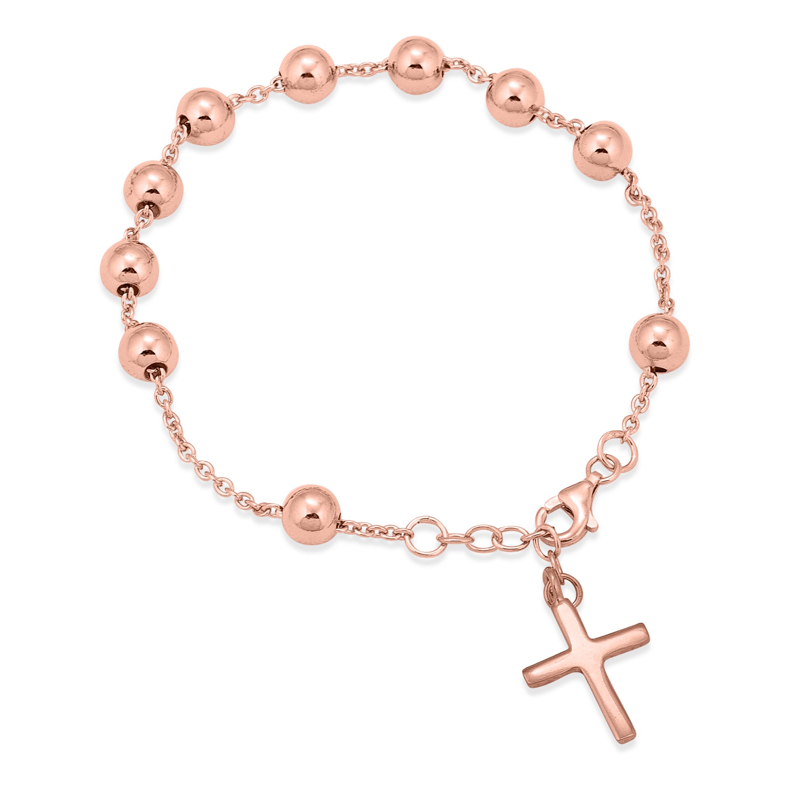 Crystal Glass Rosary Bracelet – Perpetual Grace Designs