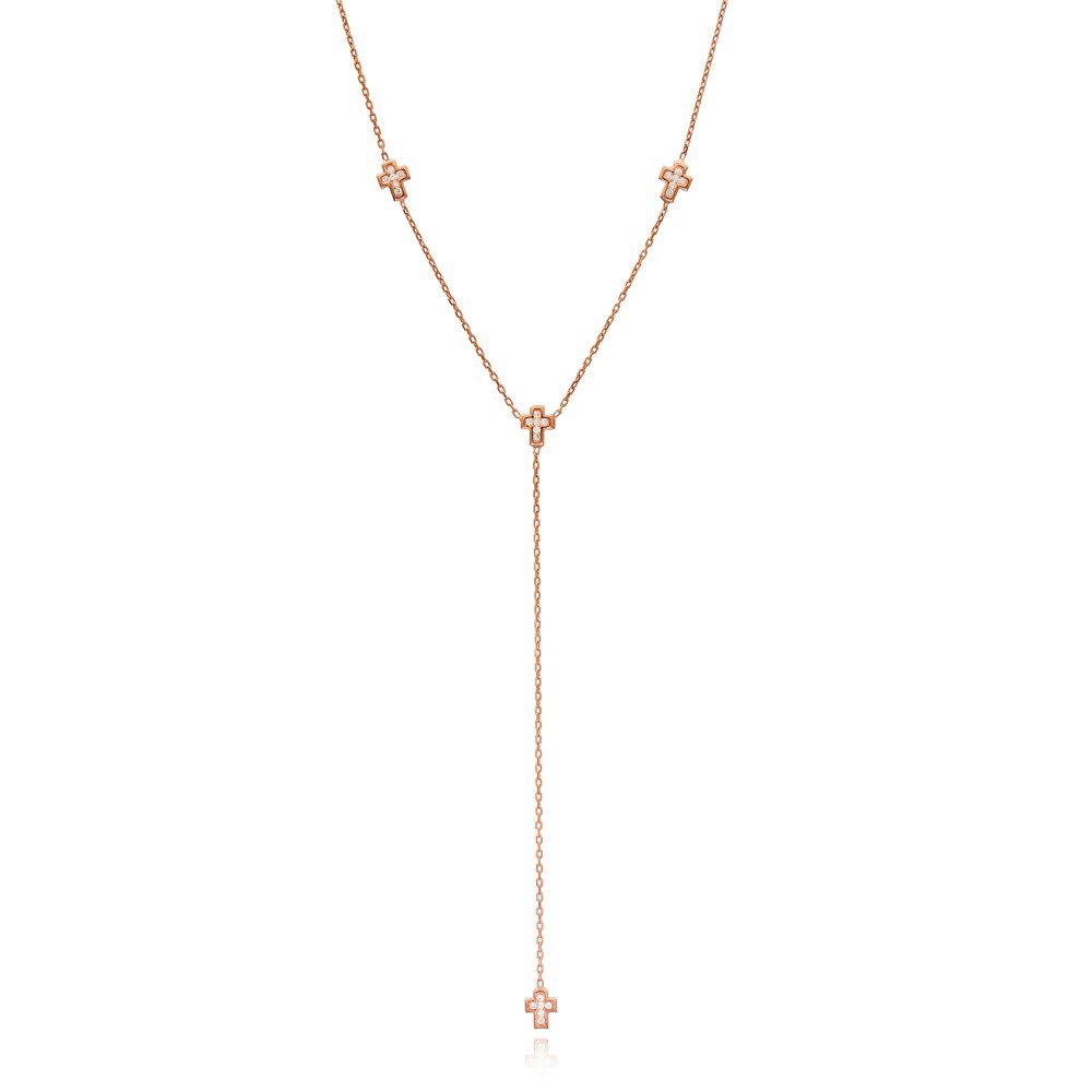 Sophia lariat rose gold – Opa Designs
